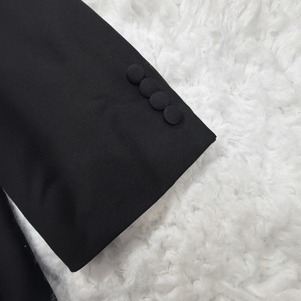 *Modern* Brioni Spartaco Black Tuxedo Jacket 44R